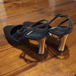 Bandalino shimmery copper heels size 6.5